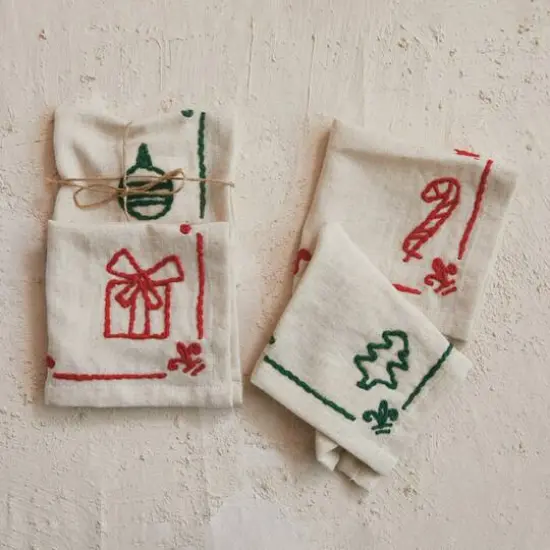 Hello Honey&reg; 10" Holiday Icon Cocktail Napkin Set {3}