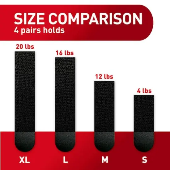 3M Command&trade; Medium Black Picture Hanging Strips {7}