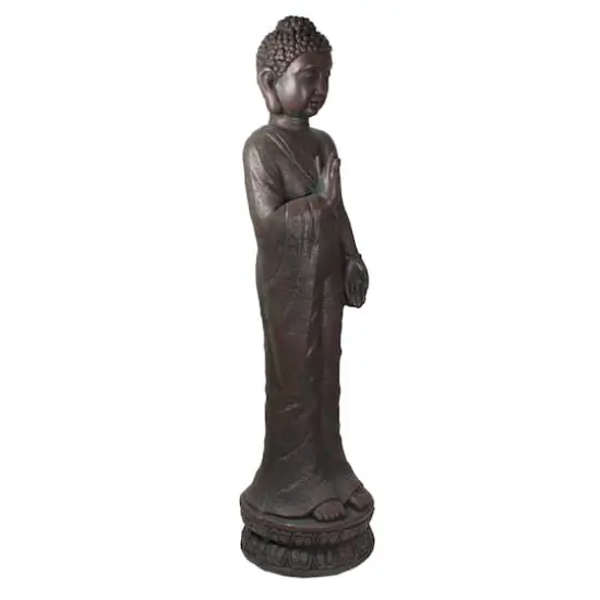 33" Standing Buddha Outdoor Garden Statue {4}