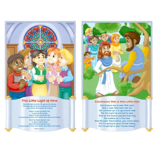North Star Teacher Resources Children's Bible Songs Bulletin Board Chart Set {5}