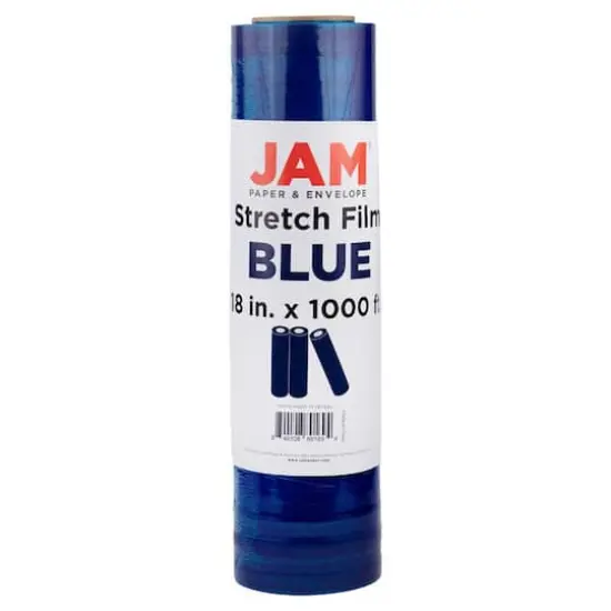 JAM Paper 18" x 1,000ft. Stretch Film Blue {1}