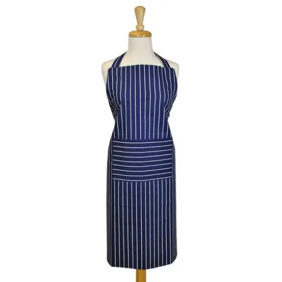 DII&reg; Nautical Blue Pinstripe Chef Apron {10}