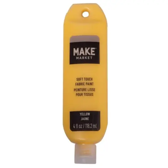 Soft Touch Fabric Paint by Make Market&reg; Yellow {1}