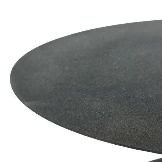 Hello Honey&reg; 18" Black Metal Textured Table {5}