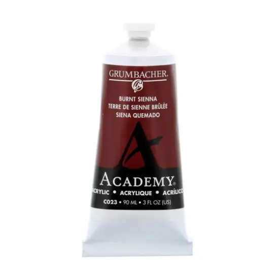 Grumbacher&reg; Academy&reg; Acrylic Paint, 3oz. C023 Burnt Sienna {1}