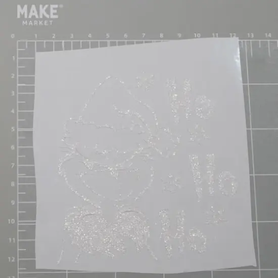 Glitter Permanent Vinyl by Make Market&reg; White {5}