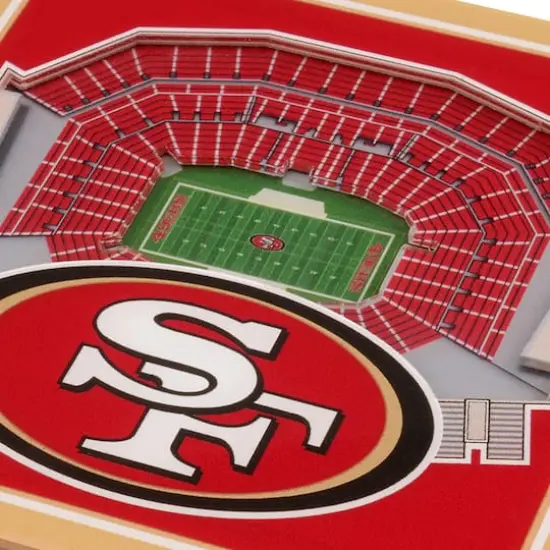 3D StadiumView Coasters San Francisco 49ers {5}