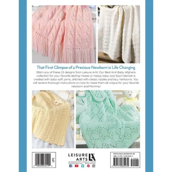 Leisure Arts&reg; Our Best Knit Baby Afghans Book {20}