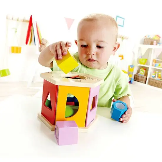 Hape Shake & Match Toddler Wooden Shape Sorter {3}