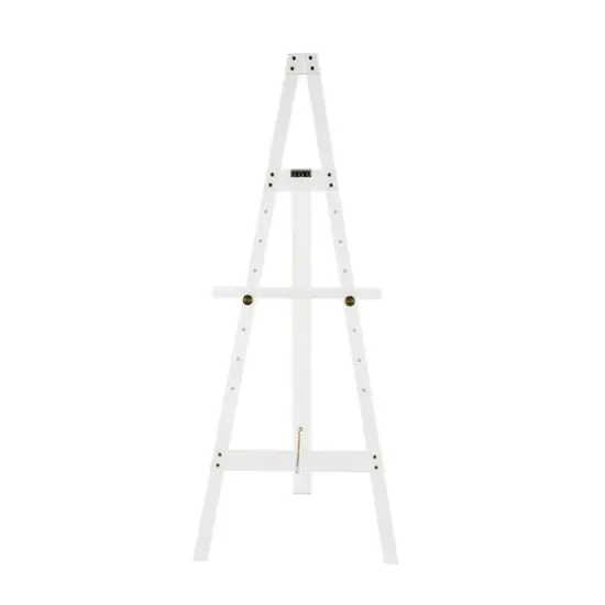 56" Clear Acrylic Plastic Adjustable 7-Tier Display Easel with Gold Metal Hardware & Chain Support {7}