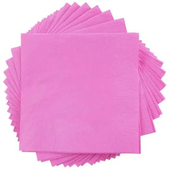 JAM Paper Medium Lunch Napkins, 100ct. Pink {1}