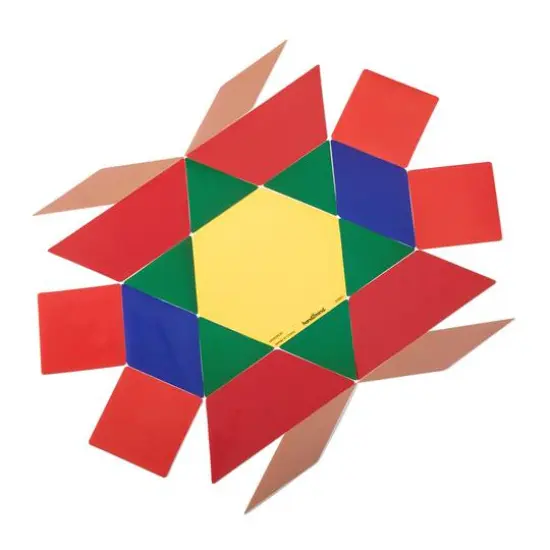 Hand2mind&reg; Pattern Blocks Demonstration Clings {4}