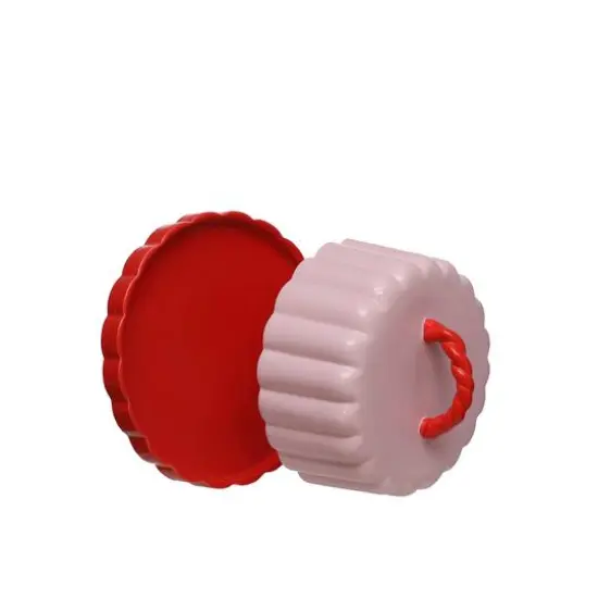 Pink & Red Ceramic Pastry Carrier by Ashland&reg; {4}