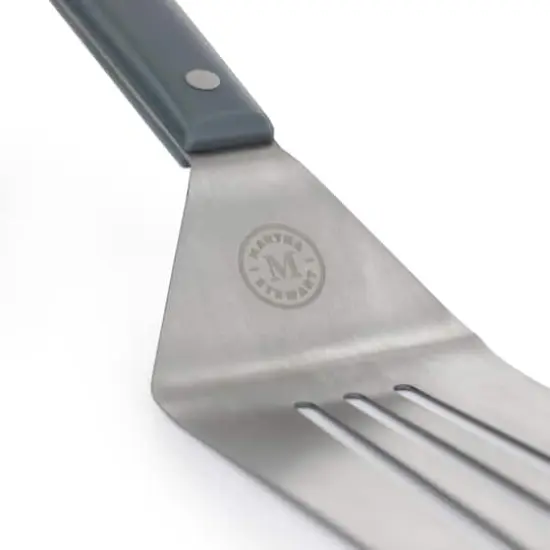Martha Stewart Gray High-Carbon Stainless Steel Slotted Turner {4}
