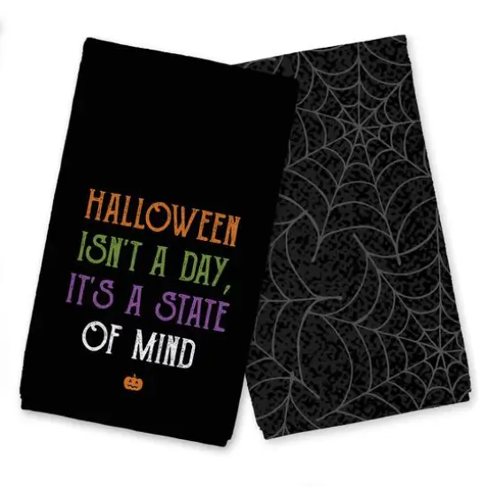 Halloween is a State of Mind 16" x 25" Tea Towel - Set of 2 {1}