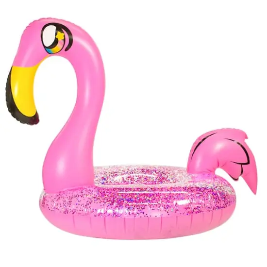 PoolCandy Glitterfied&reg; Flamingo Jumbo Pool Tube {1}