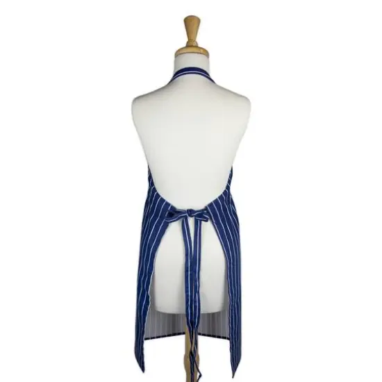 DII&reg; Nautical Blue Pinstripe Chef Apron {8}