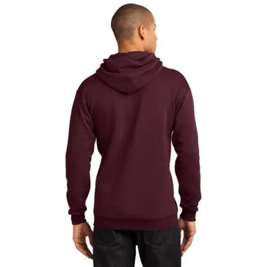 Port & Company&reg; Darks Core Fleece Pullover Hooded Sweatshirt Maroon {6}