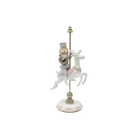 12" Lavender & Gold Carousel Soldier Tabletop Décor by Ashland® {3}