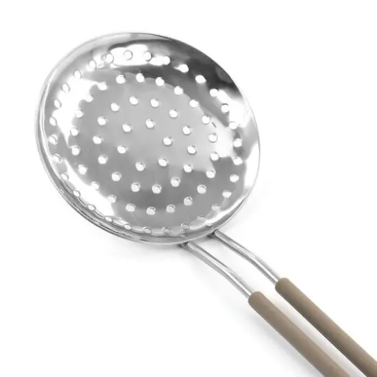 Martha Stewart Gray Stainless Steel Skimmer {5}