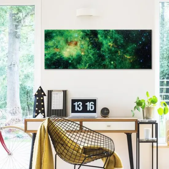 American Art D&eacute;cor&trade; 48" NASA Stellar Ending Glossy Lacquer Canvas Art Print Panel {3}