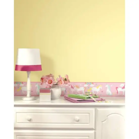 RoomMates Magical Unicorn Peel & Stick Wallpaper Border {4}