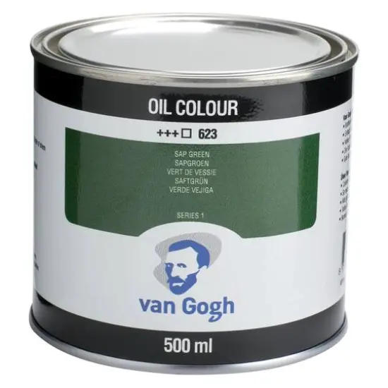 Van Gogh Oil Colour Paint, 500mL Sap Green {1}