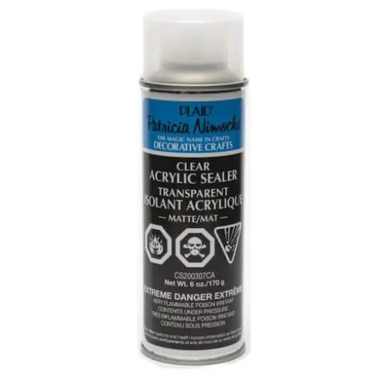 Plaid&reg; Patricia Nimock's Clear Matte Acrylic Spray Sealer, 6 oz. {2}