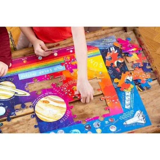 eeBoo Solar System 100 Piece Puzzle {4}