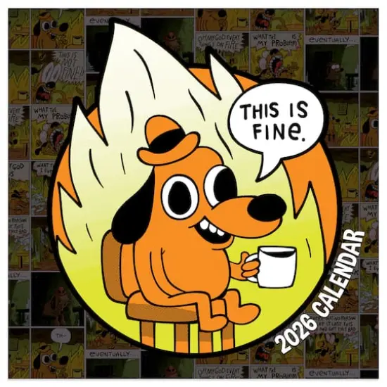 2026 THIS IS FINE Mini Calendar {1}
