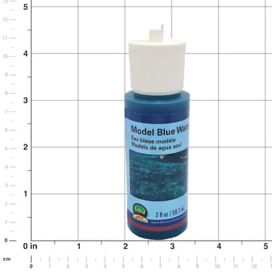 JTT Scenery Products Model Blue Water Paint, 2oz. {4}