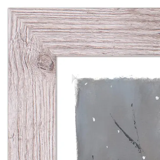 Snowy Christmas Truck Western White Framed Print {4}