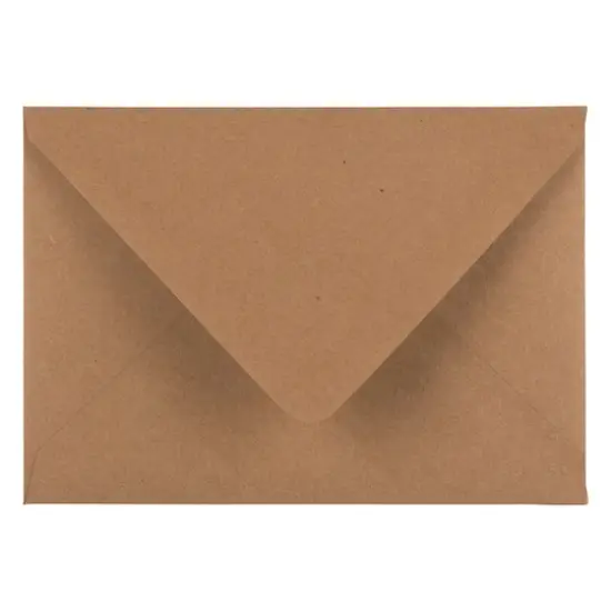 JAM Paper A7 Brown Kraft Paper Bag Invitation Envelopes, 100ct. {1}