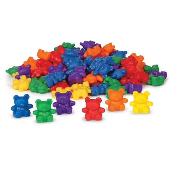 Learning Resources 6 Color Baby Bear Counters, 102ct. {1}