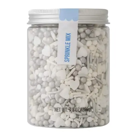 PME Cake Sweet Street&reg; 7.3oz. Sprinkle Mix White Wedding {4}