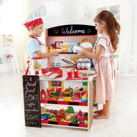 Hape Pop-Up Shop Kids Wooden Playcenter {4}