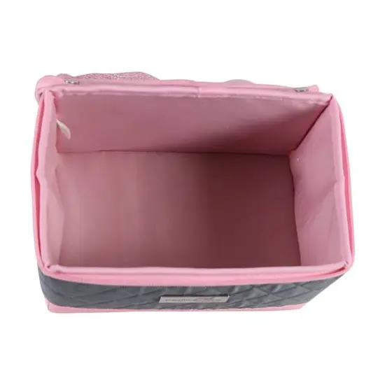 Everything Mary Pink & Gray Collapsible Sewing Kit Organizer Box {4}