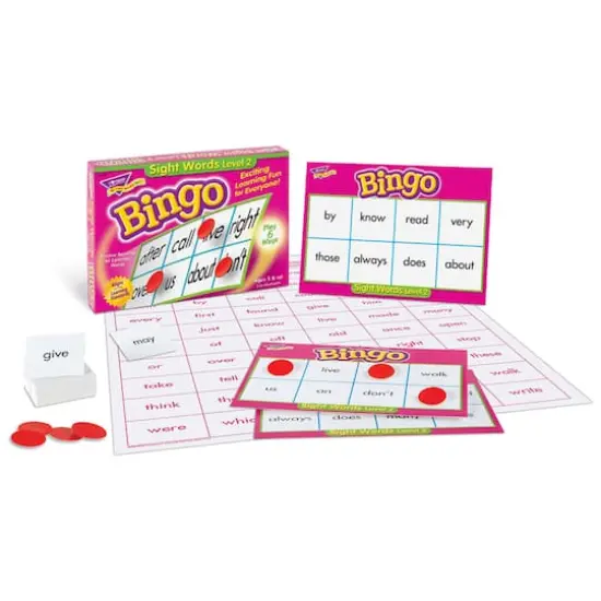 Trend Enterprises&reg; Sight Words Level 2 Bingo Game {4}