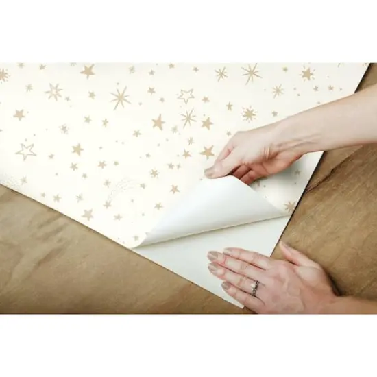 RoomMates Gold Twinkle Little Star Peel & Stick Wallpaper {9}