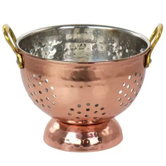 Gibson Home Rembrant 5.7" Copper Mini Colander {1}