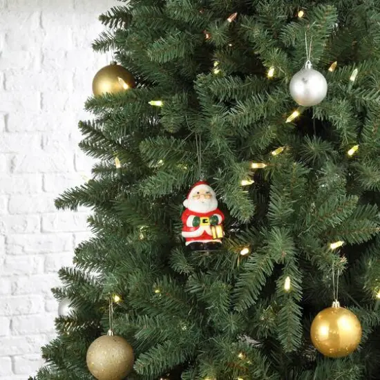 Mr. Christmas Nostalgic Ceramic Santa Ornament {3}