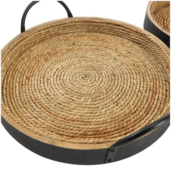 Matte Black Bohemian Nesting Tray Set {11}