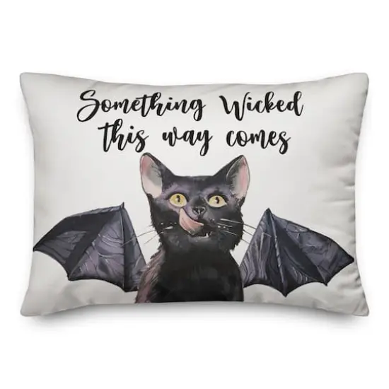 Something Wicked This Way Comes Throw Pillow {1}