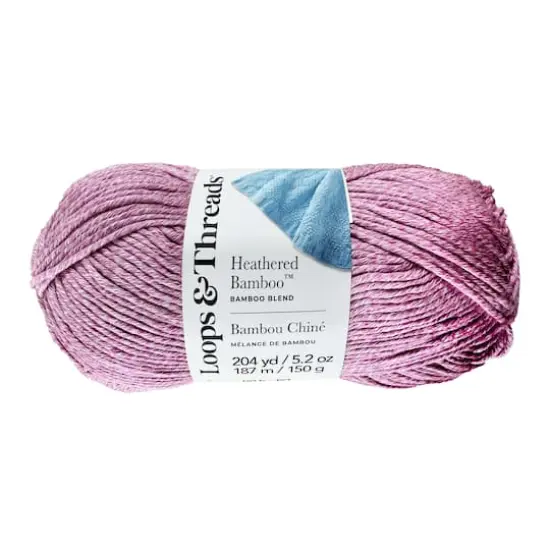 Heathered Bamboo&trade; Yarn by Loops & Threads&reg; Taffy {1}