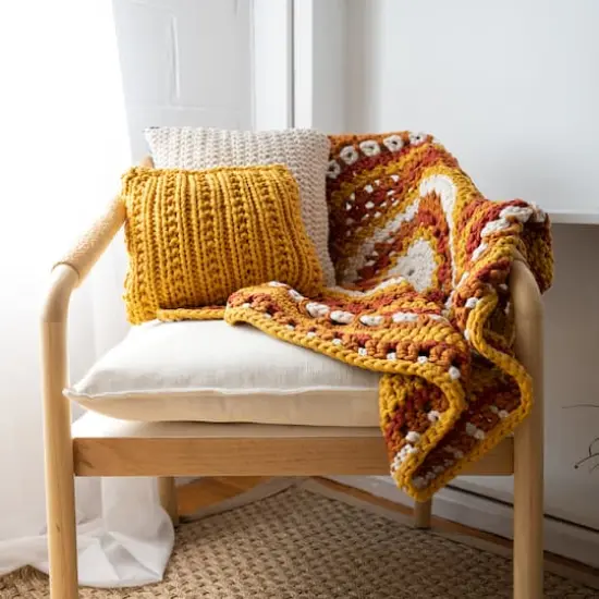 Lion Brand&reg; Cover Story&trade; Lazy Days Thick & Quick&reg; Yarn Amber {4}