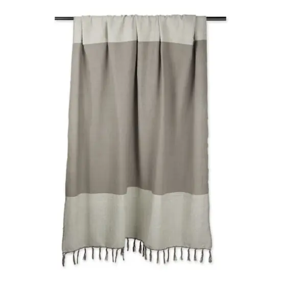 DII&reg; Urban Cityscape Border Throw Gray {5}