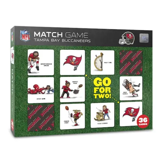 NFL Memory Match Game Tampa Bay Buccaneers {1}