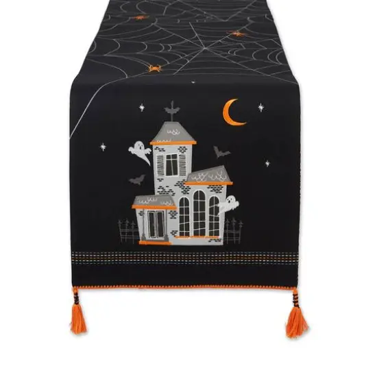 DII&reg; 70" Haunted House Embellished Table Runner {3}