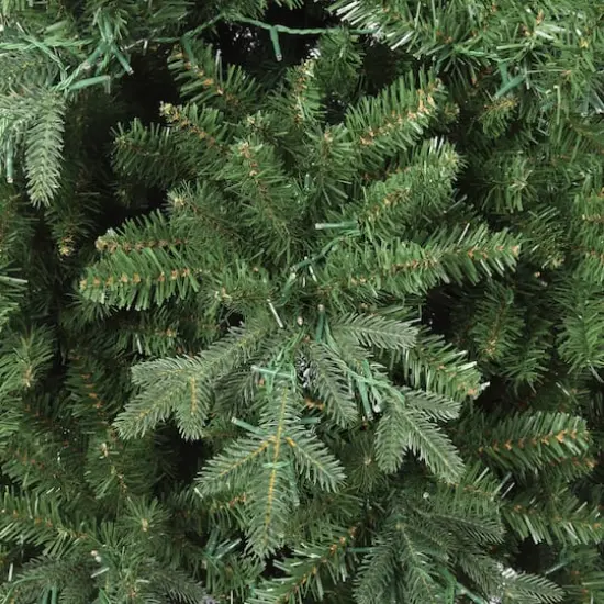 7.5ft. Pre-Lit Queensbury Fir Artificial Christmas Tree, Color Changing Cluster LED Lights {4}