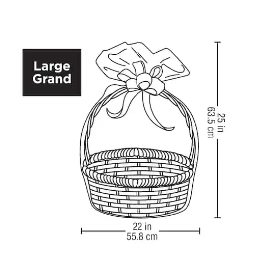 Large Clear Basket Gift Bags by Celebrate It&trade;, 12ct. {5}